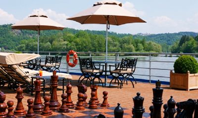 river beatrice sun deck with chess